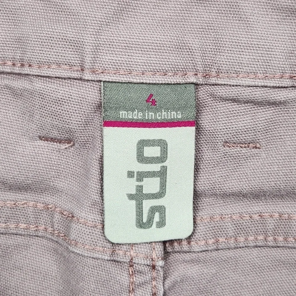 Stio Jeans Womens 4 Light Purple Mid Rise Straight Stretch Denim Organic Cotton - Picture 3 of 10